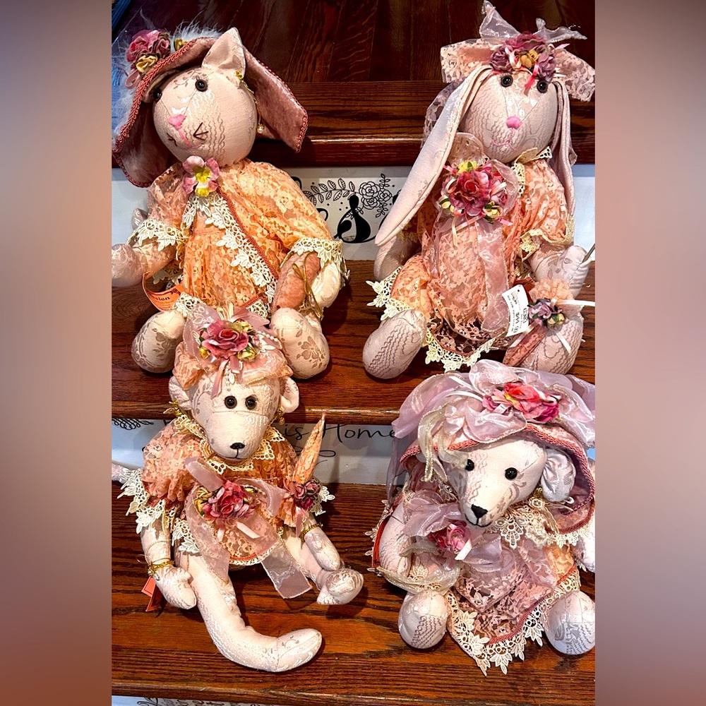 Show Stoppers Tea Time Collection Series. Gently stored all have their name tags